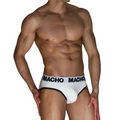 MACHO - MCH006 CLASSIC SLIP WHITE + BLACK M