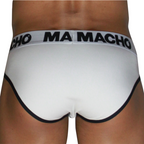 MACHO - MCH006 CLASSIC SLIP WHITE + BLACK M