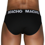 MACHO  - MCH007  CLASSIC SLIP BLACK + BLACK XL