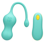 ROMP - CELLO MULTIFUNCTION VIBRATING EGG TURQUOISE REMOTE CONTROL