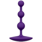 ROMP - AMP PURPLE FLEXIBLE SILICONE ANAL BEADS 12.5 CM PURPLE