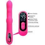 PRETTY LOVE - WINTERS MULTIFUNCTION RABBIT VIBRATOR WITH LED DISPLAY PINK