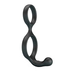 CRAZY BULL - FLORIAN DOUBLE COCK AND BALL RING BLACK