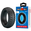 CRAZY BULL - MERRITT TEXTURED SILICONE COCK RING BLACK