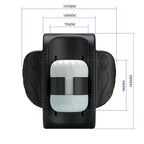 PRETTY LOVE - CALISTA UNIVERSAL AUTOMATIC MASTURBATOR BLACK