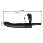 PRETTY LOVE - MERRITT ANAL VIBRATOR WITH RING AND VIBRATION BLACK