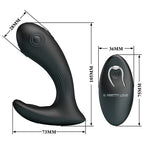 PRETTY LOVE - MIRABELLE PROSTATE VIBRATOR WITH REMOTE CONTROL