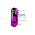 PRETTY LOVE - YALANDA RABBIT OSCILLATING VIBRATOR WITH LED DISPLAY PURPLE