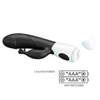 PRETTY LOVE - RASMUSSEN 30 FUNCTION RABBIT VIBRATOR BLACK