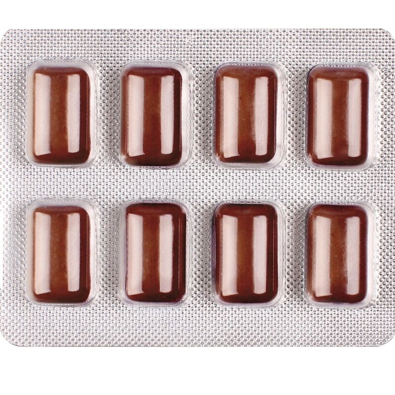 WUG Power Up - Energy Chewing Gum for Concentration and Endurance BLISTER 8 UNITS