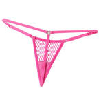 CHILIROSE - CR 4856 MICRO THONG REJILLA NEON PINK L/XL