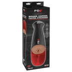 PDX ELITE - FAP-O-MATIC PRO XL AUTOMATIC VIBRATING STROKER BROWN 34.9 CM