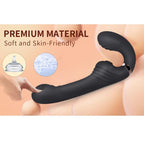 NALONE - ALLOW DUAL VIBE WITH ROTATION AND THRUSTING BLACK