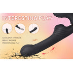NALONE - ALLOW DUAL VIBE WITH ROTATION AND THRUSTING BLACK