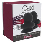 SHE.E.O - RECHARGEABLE VIBRATING NIPPLE SUCTION GEL
