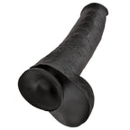 KING COCK - REALISTIC DILDO WITH TESTICLES 38 CM BLACK