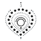 BIJOUX - INDISCRETS FLAMBOYANT BLACK&SILVER
