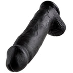 KING COCK - DILDO BLACK WITH BALLS 30.48 CM