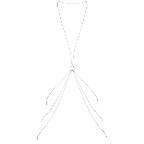 BIJOUX - MAGNIFIQUE METAL CHAINS FOR THE BODY 8 SILVER