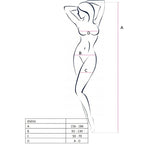 PASSION - WOMAN BS016 BODYSTOCKING BLACK ONE SIZE