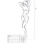PASSION - WOMAN BS019 WHITE BODYSTOCKING ONE SIZE