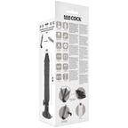 BASECOCK - REALISTIC VIBRATOR REMOTE CONTROL BLACK 20 CM -O- 4 CM