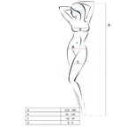 PASSION - WOMAN BS050 RED BODYSTOCKING ONE SIZE