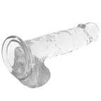 X RAY - CLEAR COCK WITH BALLS 20 CM -O- 4.5 CM