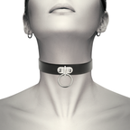 COQUETTE CHIC DESIRE - VEGAN LEATHER NECKLACE WOMAN FETISH ACCESSORY